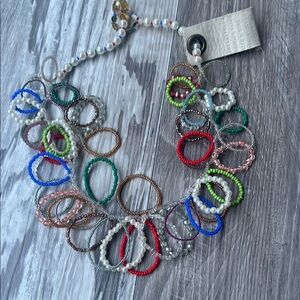 Anthropologie Colorful Beaded Necklace